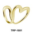 Plain Heart Tragus Cuff TRP-1801